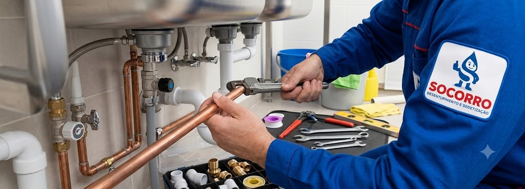 Profissional realizando Serviços de Hidráulica em Garopaba